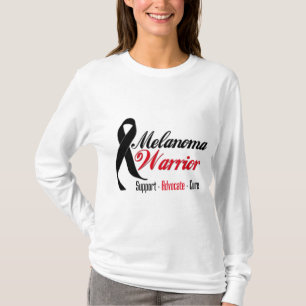 T-shirt Faixa de Opções do Guerreiro Melanoma
