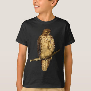 T-shirt Falcão atado vermelho dos miúdos