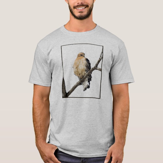 T-shirt Falcão-de-ombros-vermelhos (Frente)