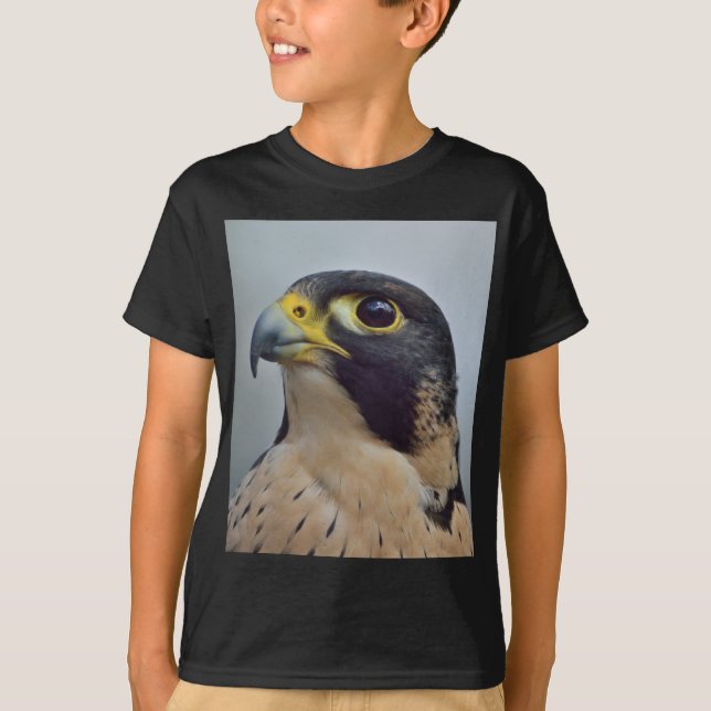 T-shirt Falcão de peregrino majestoso (Frente)