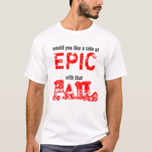 T-shirt falha épico