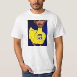 T-shirt Falhado Obama no amarelo básico