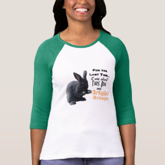 T-shirt faltante da cenoura do coelho (Liam)