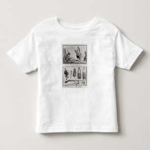 T-shirt Família, braços e ornamento Iroquois