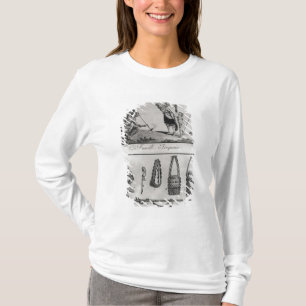 T-shirt Família, braços e ornamento Iroquois