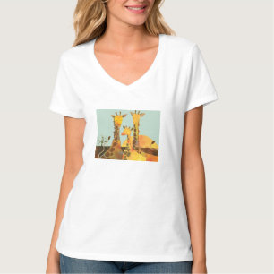 T-shirt Família do girafa