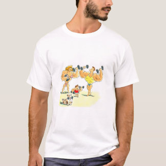 T-shirt Família do levantamento de peso