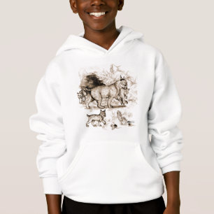 T-shirt Família do lince