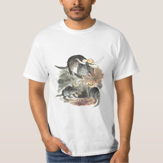 T-shirt Família do tatu do vaqueiro