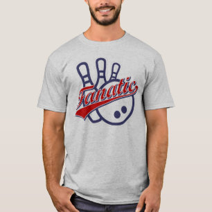T-shirt Fanático da boliche