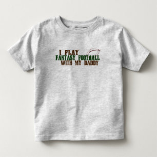 T-shirt Fantasia do jogo footbal com pai