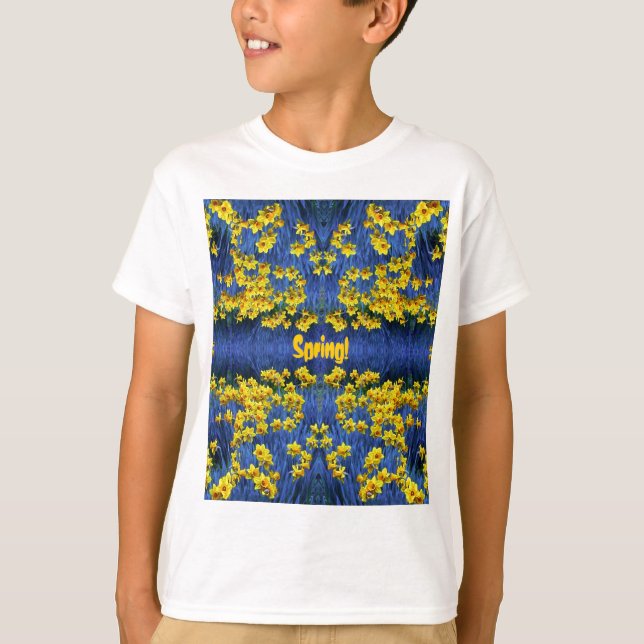 T-shirt Fantasia do primavera do Daffodil (Frente)