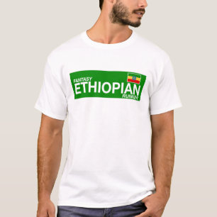 T-shirt Fantasia etíope - homens