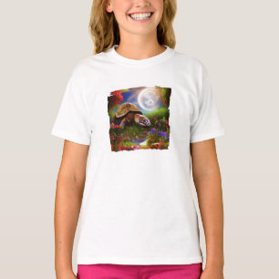 T-shirt fantasia tartaruga e lua