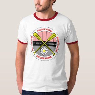 T-shirt fantasma das meninas da pá do lago
