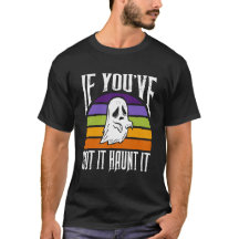 T-Shirt Fantasma de Halloween Retro