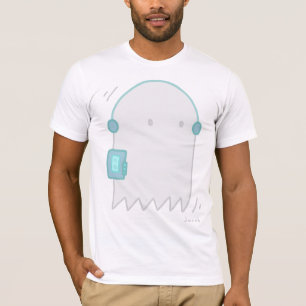 T-shirt Fantasma Ridin o walkman