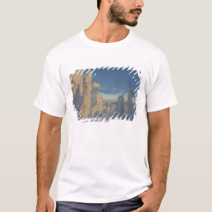 T-shirt Fantasmas de neve no pôr do sol na Whitefish Moun