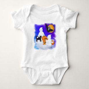 T-shirt Fantasmas e Amigos do Halloween