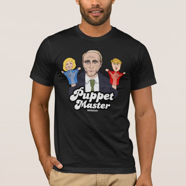 T-shirt Fantoche Putin mestre (Frente)