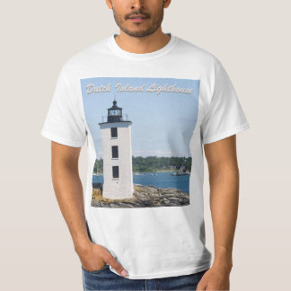 T-shirt Farol das Ilhas Holandesas (com texto)