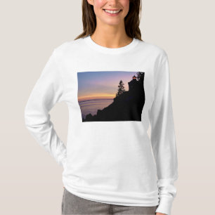 T-shirt Farol de Bass Harbor na ilha Mt. Desert,