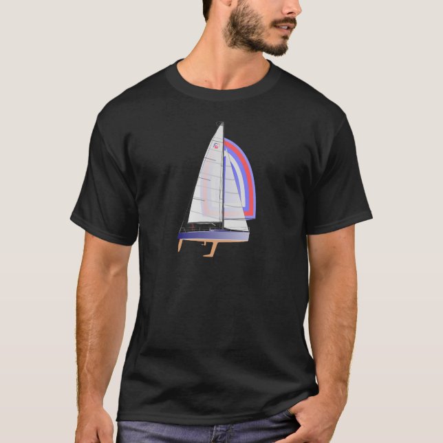T-shirt Farr 30 um design que compete o veleiro (Frente)