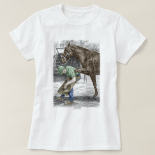 T-shirt Farrier Blacksmith Shoeing Horse