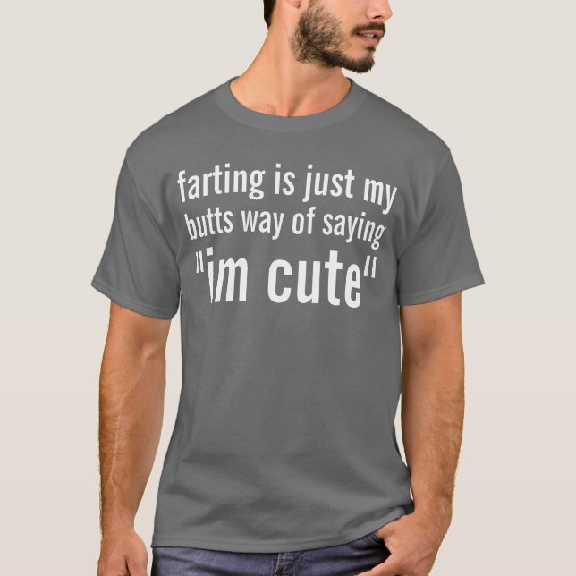 T-shirt farting (Frente)
