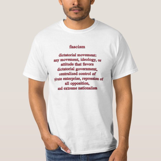 T-shirt Fascismo Defination (Frente)