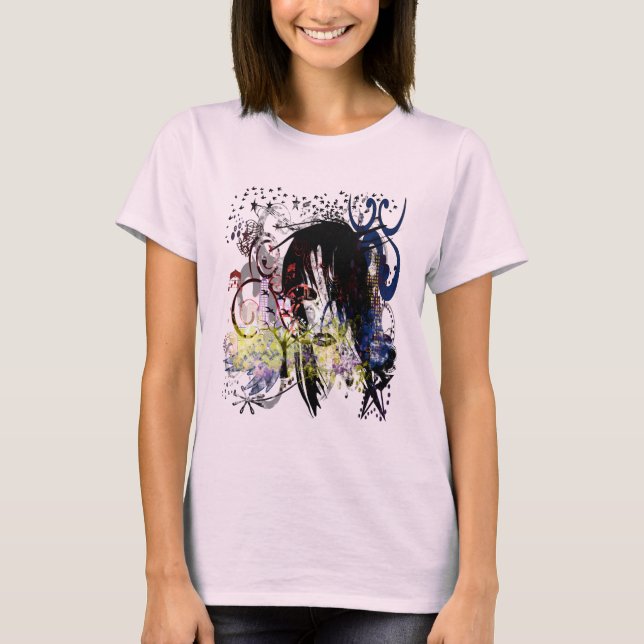 T-shirt Fashion Diva Swirled (Frente)