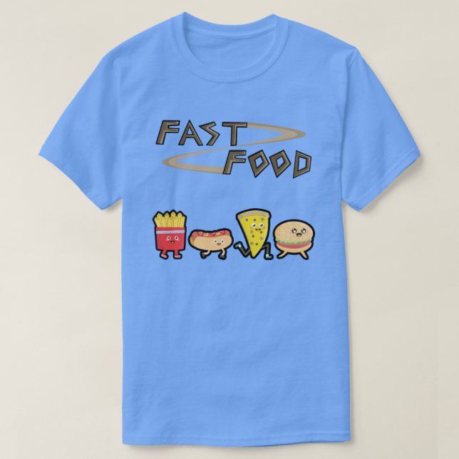 T-shirt Fast food (Frente do Design)