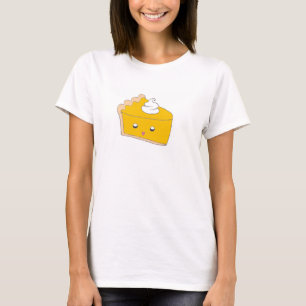 T-shirt Fatia De Pizza De Abóbora