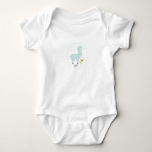 T-shirt Fato de fantasia de Lama Azul Personalizável