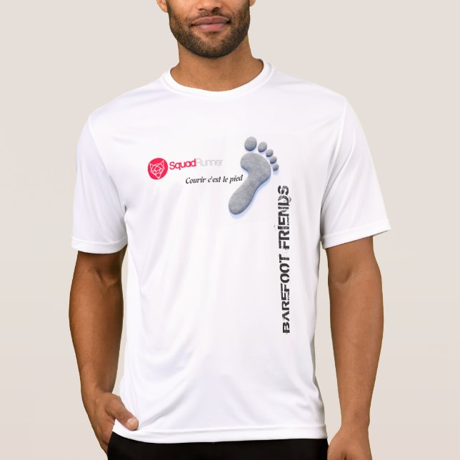 T-shirt Fato desporto oficial equipa Barefoot Friends (Frente)