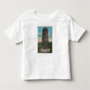 T-shirt Faturamentos, TA - vista do monumento de Boothill