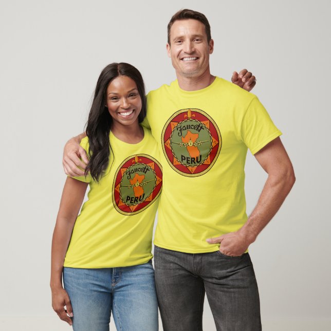 T-SHIRT FAUCETT, AERONAVE PERUVIANA. (Unissex)