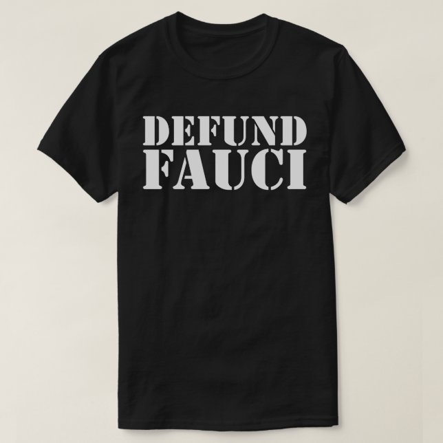 T-Shirt FAUCI DEFUND (Frente do Design)