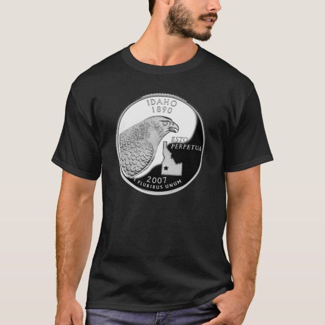 T-shirt Faux Idaho State Quarter (Frente)