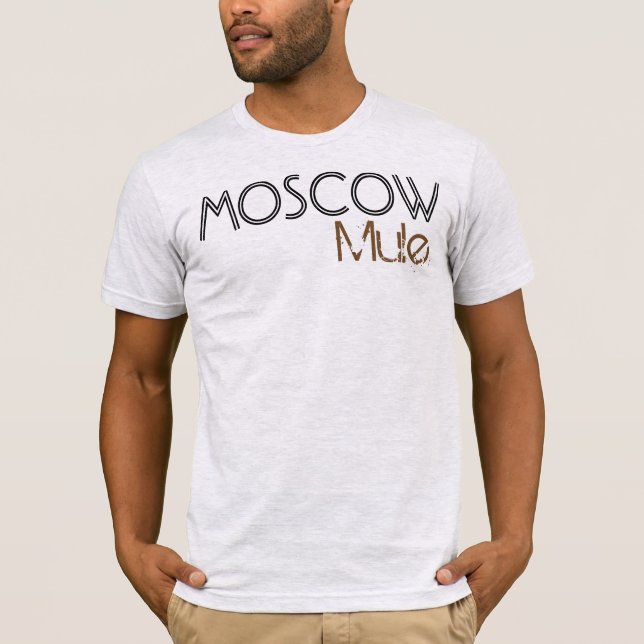T-shirt favorito da bebida da mula de Moscovo (Frente)
