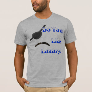 T-shirt fazem você gostam do luxo?