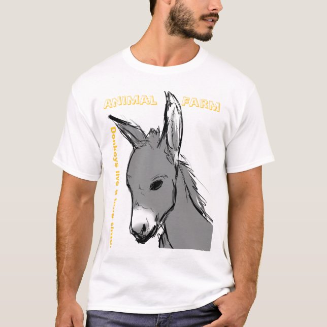 T-shirt Fazenda animal de Orwell (Frente)