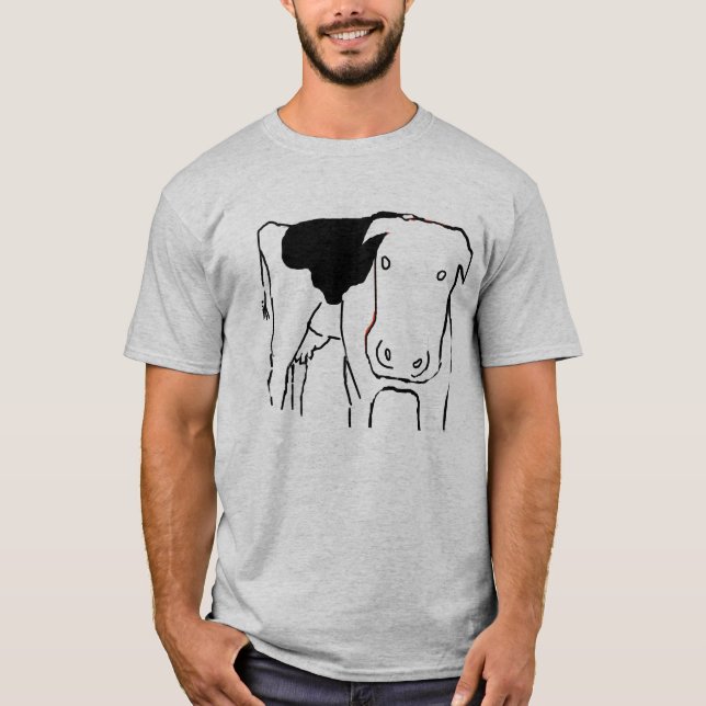 T-shirt Fazenda Leiteira Engraçada (Frente)