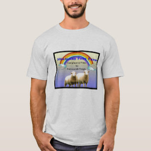 T-shirt Fazenda Poltroonish Sheeple do parque do