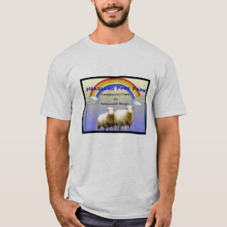 T-shirt Fazenda Poltroonish Sheeple do parque do