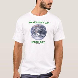 T-shirt Fazer o dia da Terra (Terra Maravilha Azul)