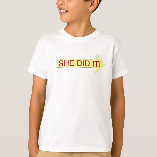 T-shirt Fê-lo (a seta direita) (Frente)