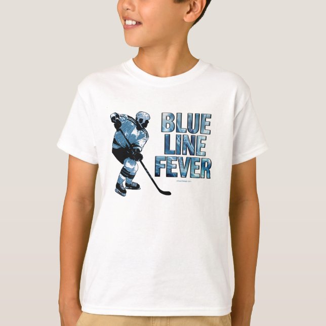 T-shirt Febre da Linha Azul (Hockey) (Frente)