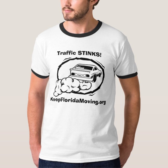 T-shirt FEDORES do tráfego! - KeepFloridaMoving.org (Frente)