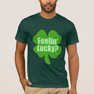 T-shirt Feelin afortunado? Irlandês engraçado